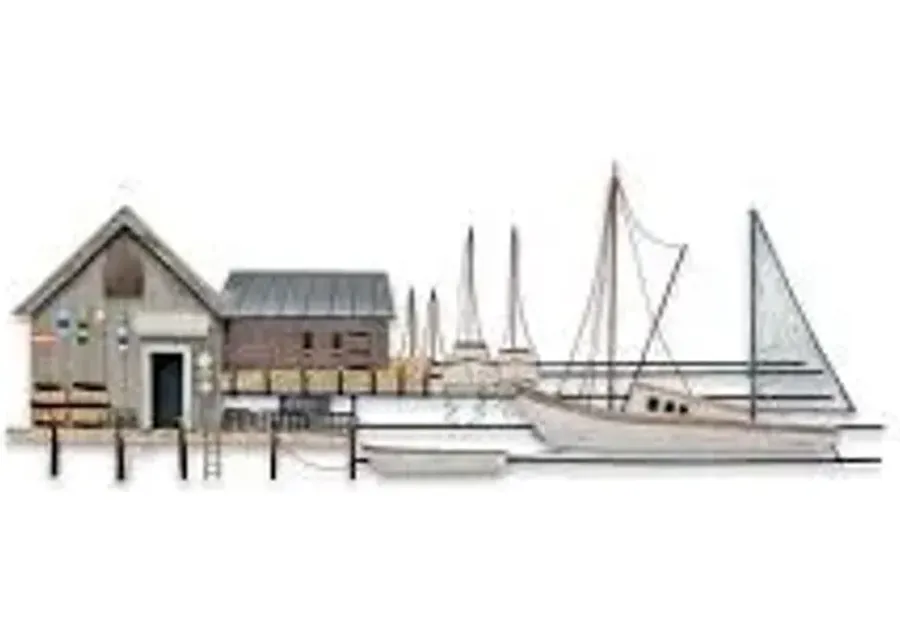 T.I. Design Fishing Village Wall Art-48