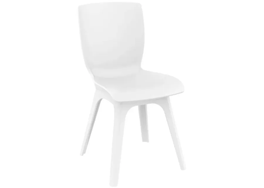 Compamia Mio Dining Set with 2 Chairs White