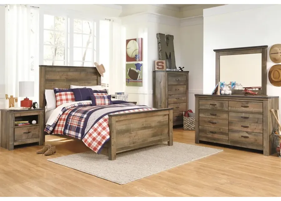 Ashley Trinell Rustic Brown Full Panel Bed-83