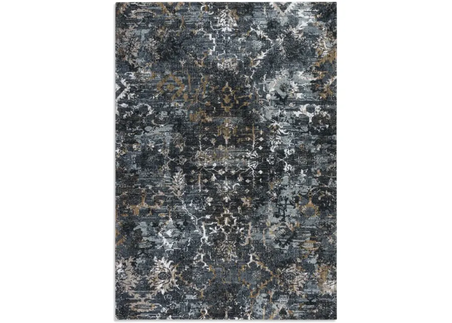 Rohan Elite Indigo Latte 9 0  x 12 0  Area Rug