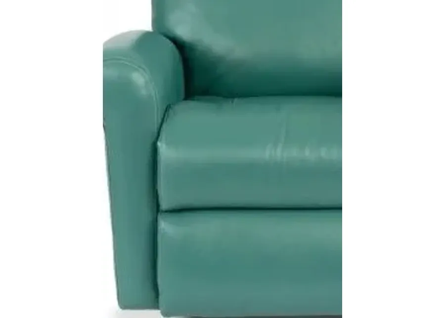 Flexsteel Davis Malachite Rocking Leather Manual Recliner-37