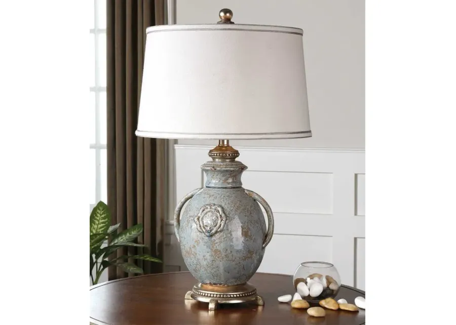 Uttermost Cancello Blue Table Lamp-17