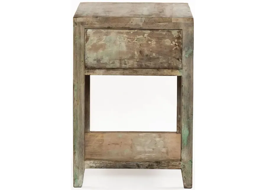 Home Trends Design Ibiza Vintage Reclaimed Teak Night Chest-24