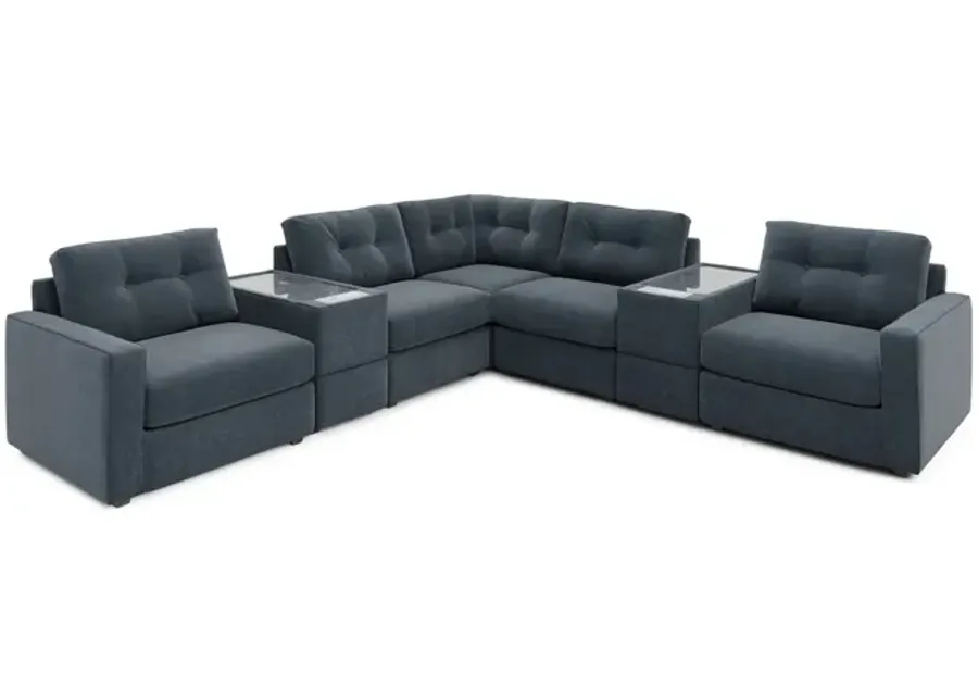 ModularOne 7 Piece Sectional - Navy