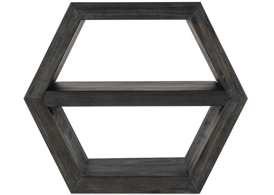 Hooker Furniture Commerce & Market Honeycomb End Table-28