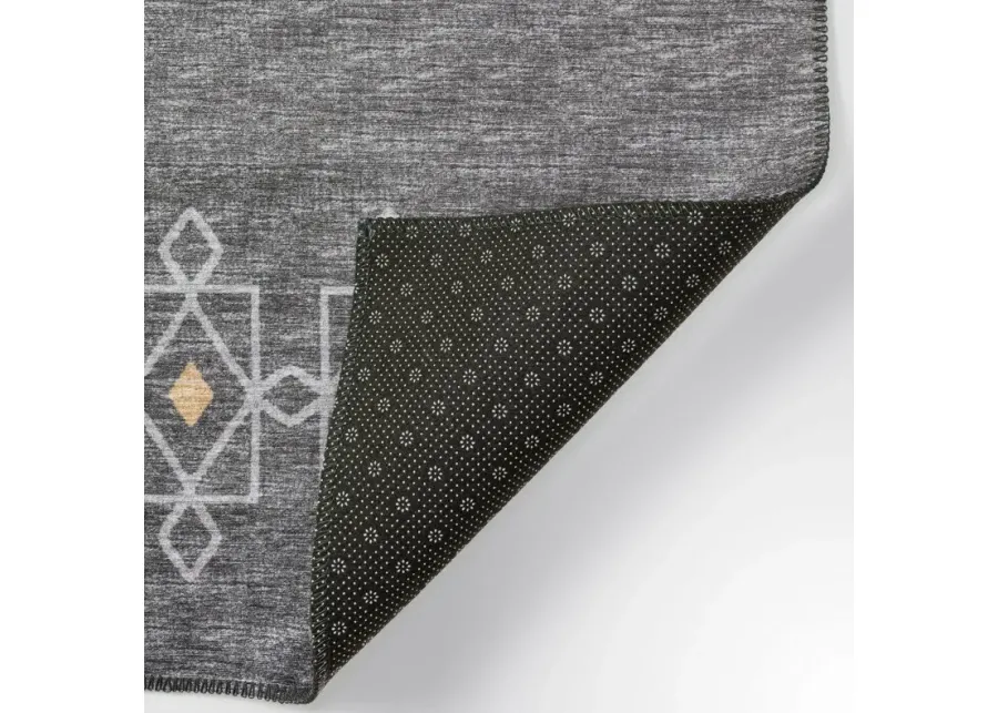 Dalyn Chic Diamond Soft Charcoal Trellis 5'X8' Area Rug-90