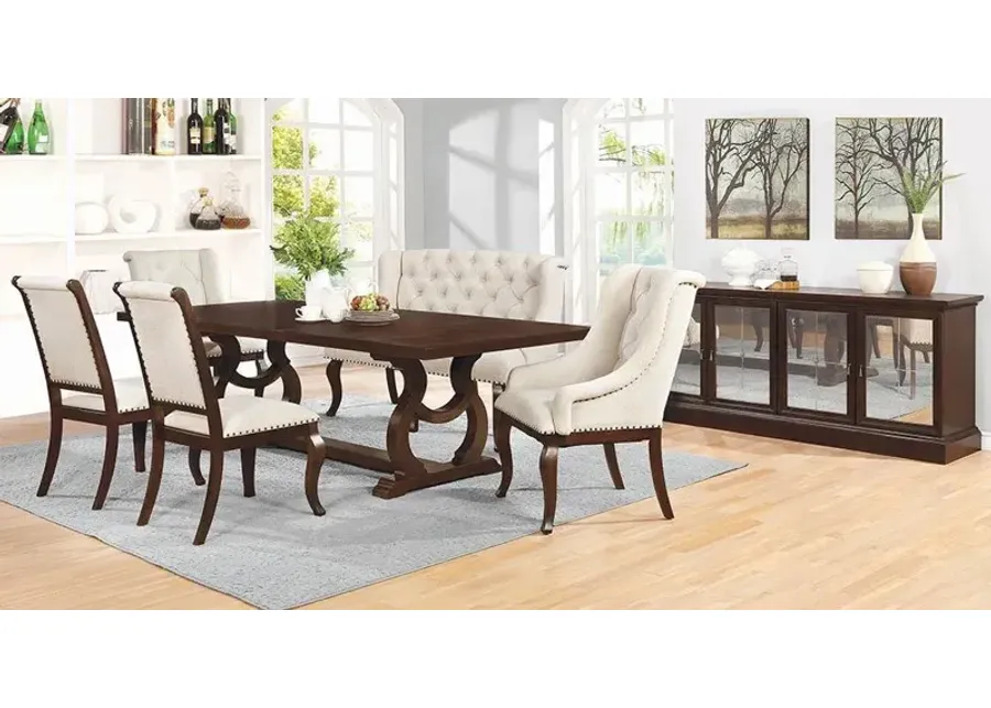 Coaster Brockway Upholstered Dining Chair Barley Java-22