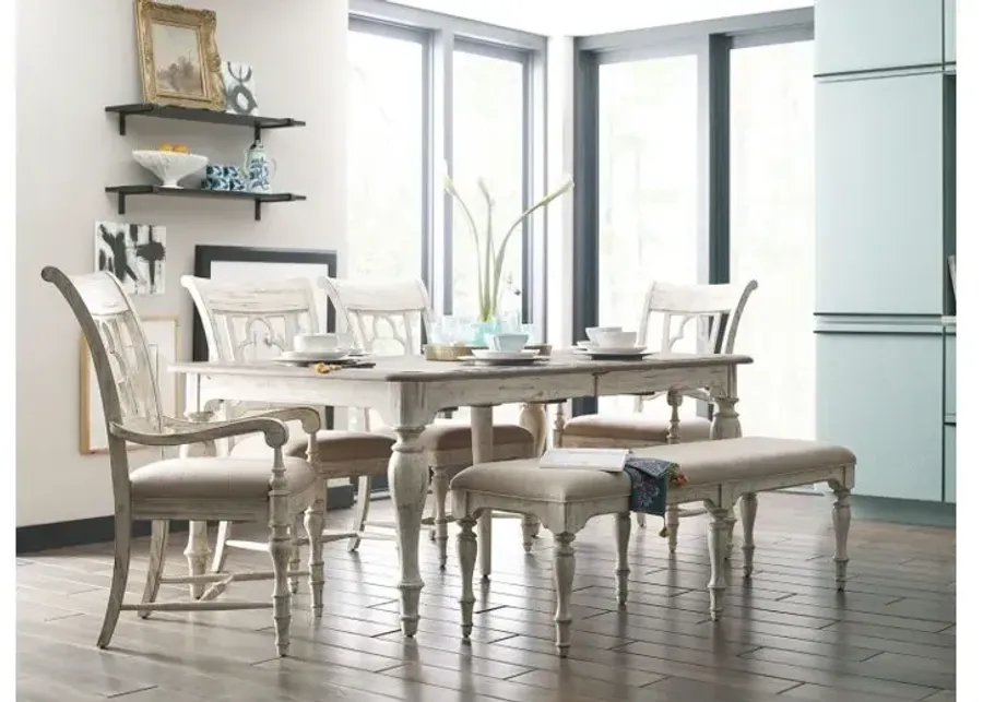 Kincaid Weatherford Cornsilk Bench-58