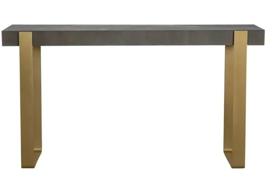 Uttermost Kea Gold/Gray Console Table-15
