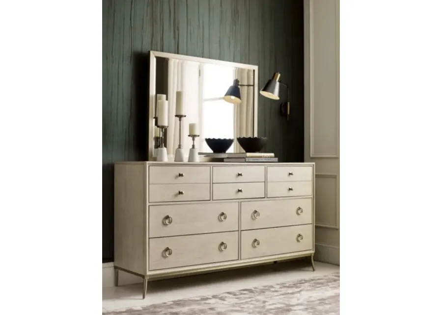 American Drew Lenox Anaheim Brushed Gold Mirror-44