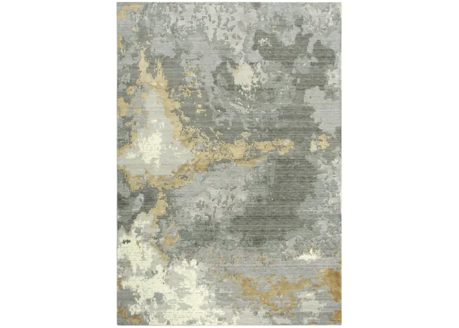 Artistry Distressed Grey Area Rug - 8 0  X 10 0 