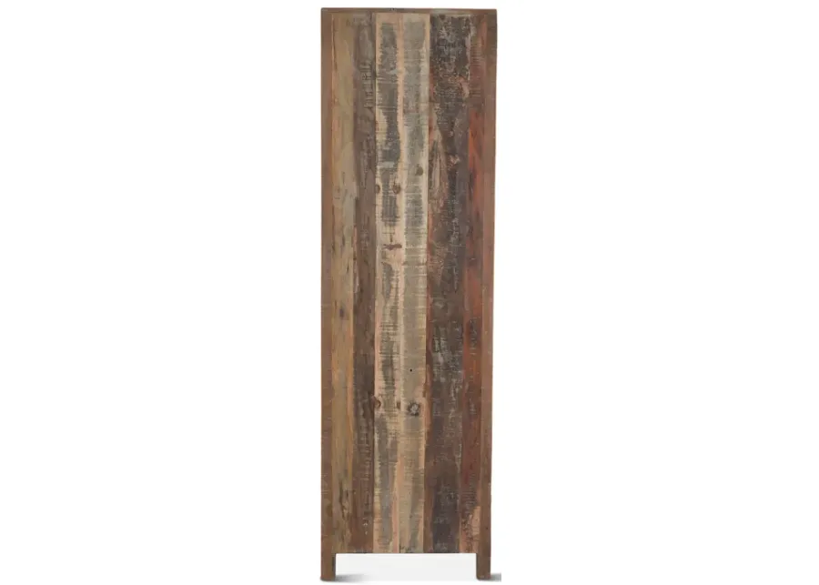 Home Trends Design Steampunk Vault Style Industrial Teak Wood Tall Cabinet-21.6 1 111745-home-trends-design-steampunk-vault-style-industrial-teak-wood-tall-cabinet-21-6-1.webp