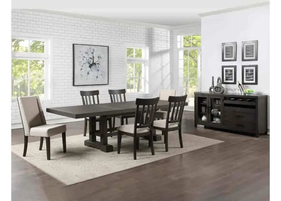Steve Silver Napa Beige Upholstered Side Chair In Dusky Cedar-20