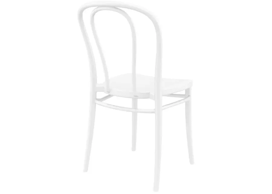 Compamia Victor Resin Outdoor Patio Chair White
