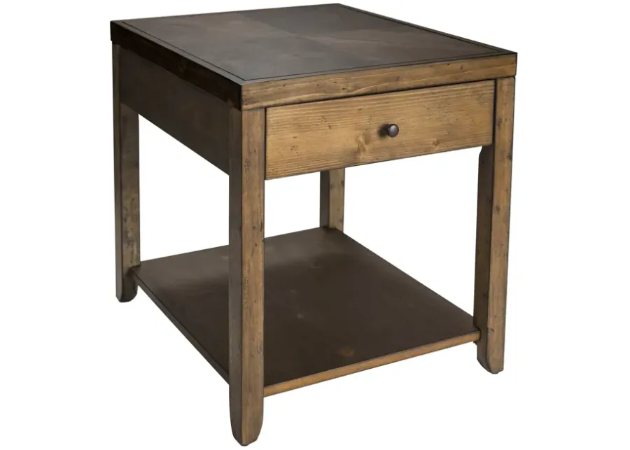 Liberty Furniture 3-Piece Set 1 Cocktail, 2 End Tables Mitchell-46
