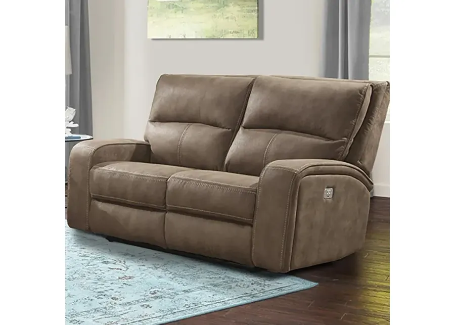 Parker House Polaris Collection Reclining Loveseat in Kahlua Color-63
