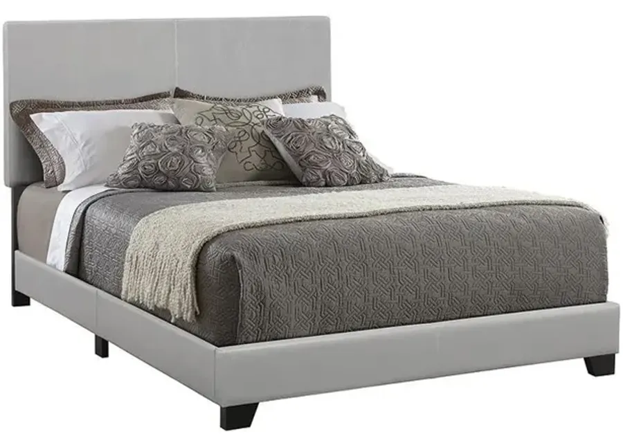 Coaster Dorian Upholstered California King Panel Bed Grey-76.5