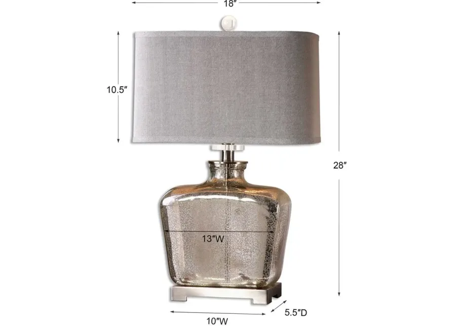 Uttermost Molinara Glass Table Lamp