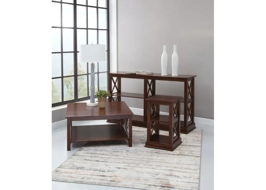 John Thomas Square Coffee Table in Espresso-36