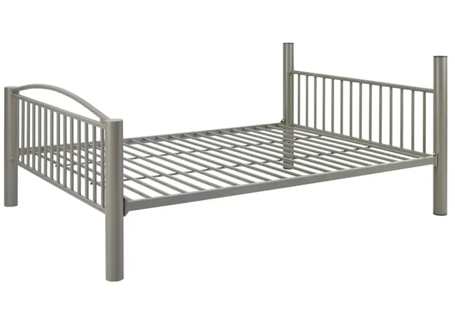 Powell Heavy Metal Pewter Full Over Full Bunk Bed-79