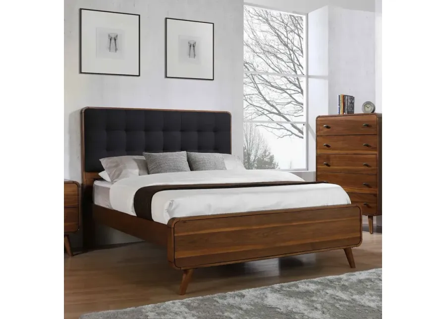 Coaster Robyn Wood California King Panel Bed Dark Walnut-78.25