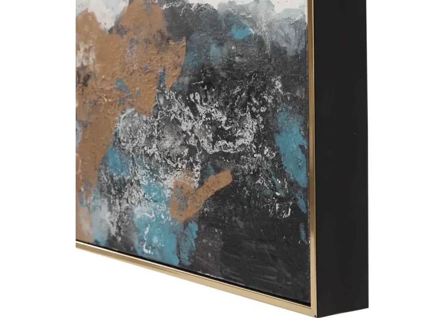Uttermost Crashing Waves Abstract Wall Art-24.25