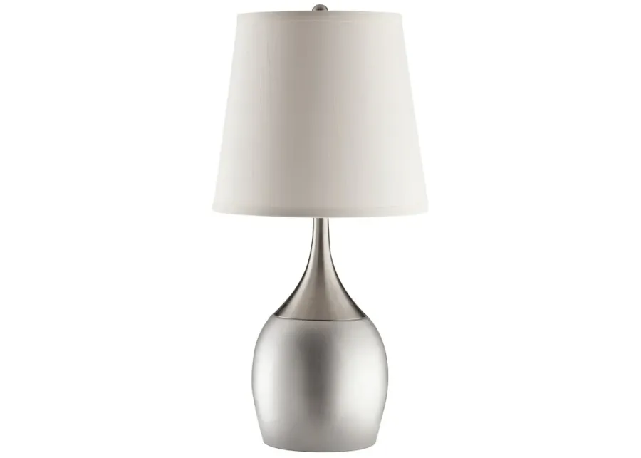 Coaster Tenya 24 Inch Empire Shade Urn Table Lamp Silver-12