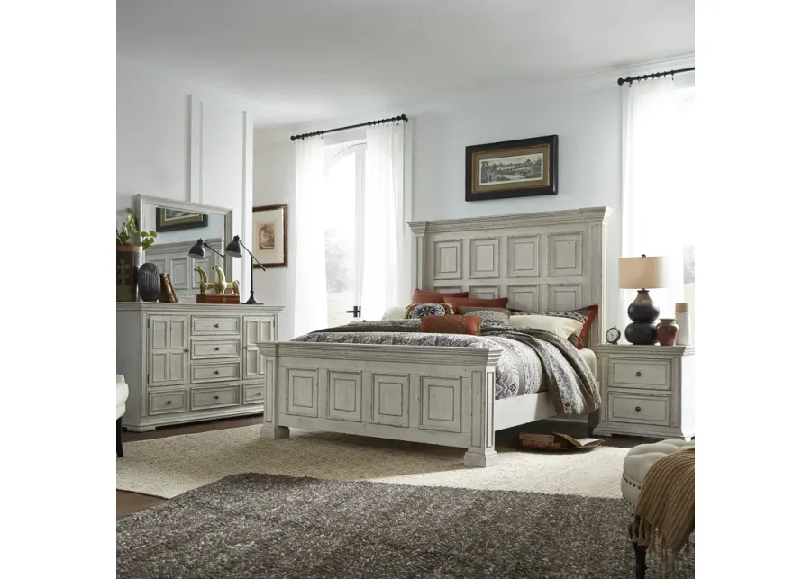 Liberty Furniture Complete King Bedroom Set Panel White Bed, Dresser, Mirror & Nightstand Big Valley-85 1 112968-liberty-furniture-complete-king-bedroom-set-panel-white-bed-dresser-mirror-nightstand-big-valley-85-1.webp