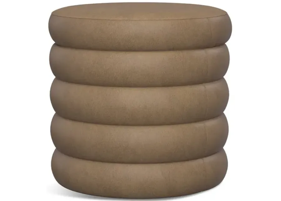 Zuri Ottoman - Mocha