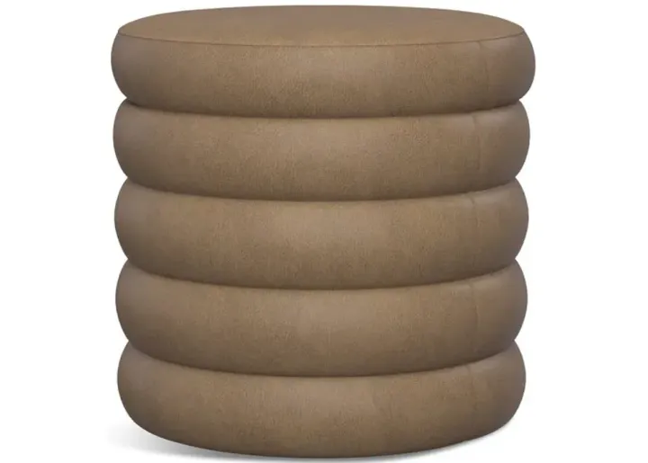 Zuri Ottoman - Mocha