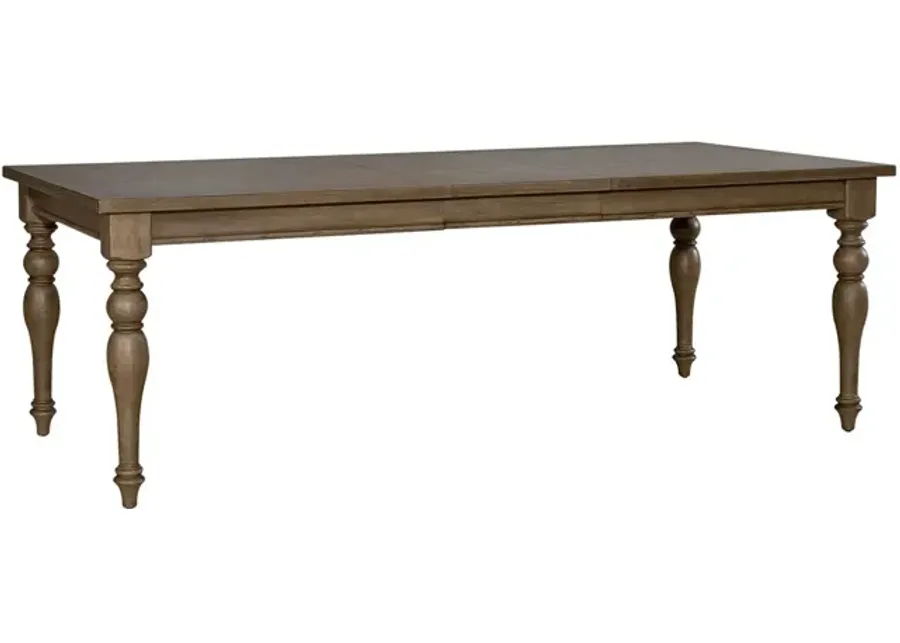 Liberty Furniture Americana Farmhouse Dusty Taupe/Black Rectangular Leg Table-42