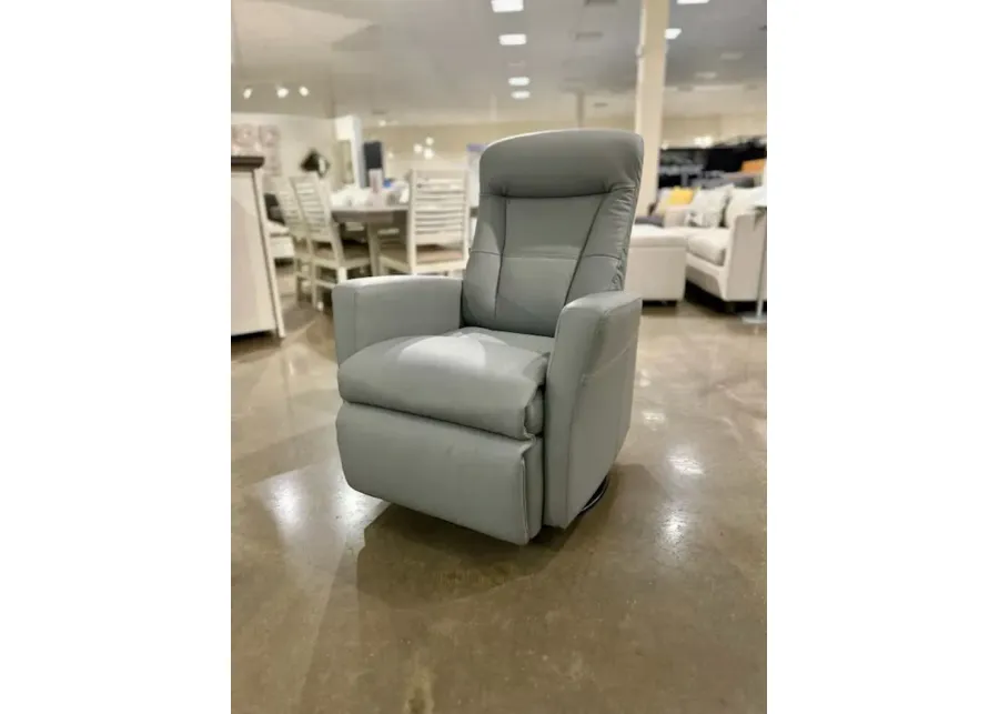 Norweigan Comfort Grove Medium Size Power Swivel Glider in Trend Storm-29.9
