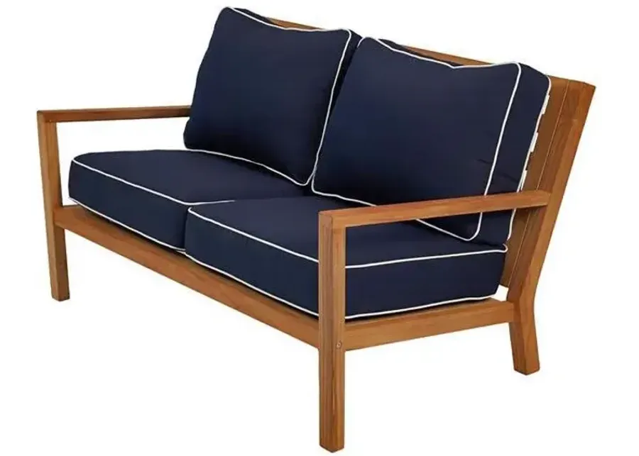Royal Teak Coastal Two-Seater Outdoor Love Seat-53