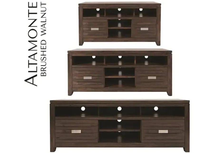 Jofran Altamonte 50 Inch Brushed Walnut Media Entertainment TV Stand-50
