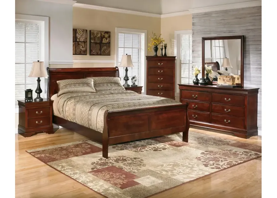 Ashley Alisdair Dark Brown California King Sleigh Bed-94