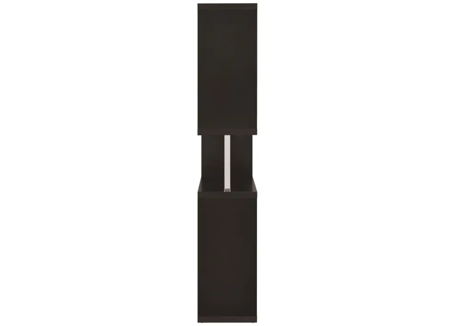 Coaster Hoover 63 Inch 5-Shelf Bookshelf Black-47.25