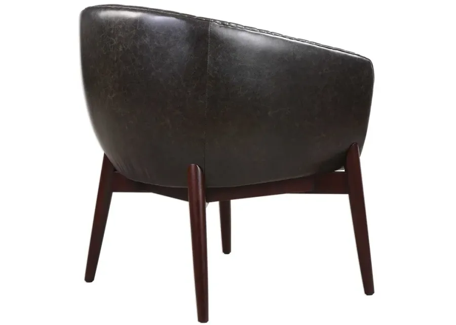 Uttermost Anders Onyx Barrel Chair-27