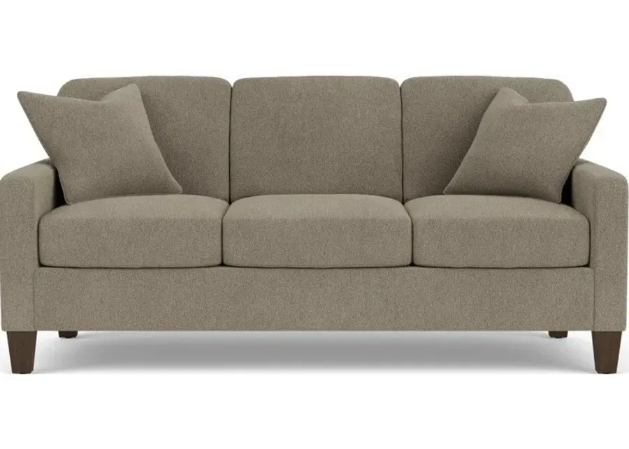 Flexsteel South Haven Contemporary Gray Dove Sofa-81
