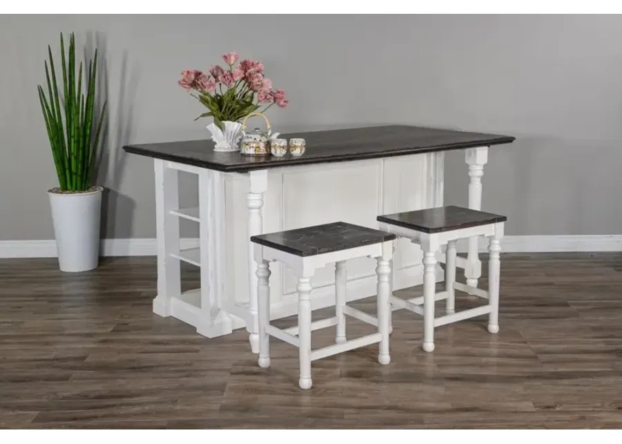 Sunny Designs Carriage House European Cottage Kitchen Island-71.5