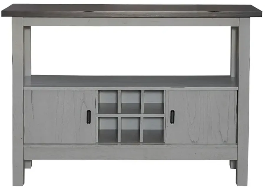 Liberty Furniture Newport Carbon Grey/Smokey Grey Server-52