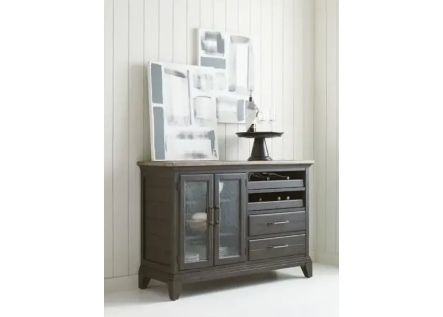 Kincaid Plank Road Pleasant Hill Wine Server in Charcoal-54