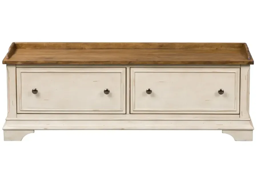 Liberty Furniture Morgan Creek Storage Hall Bench-54.25