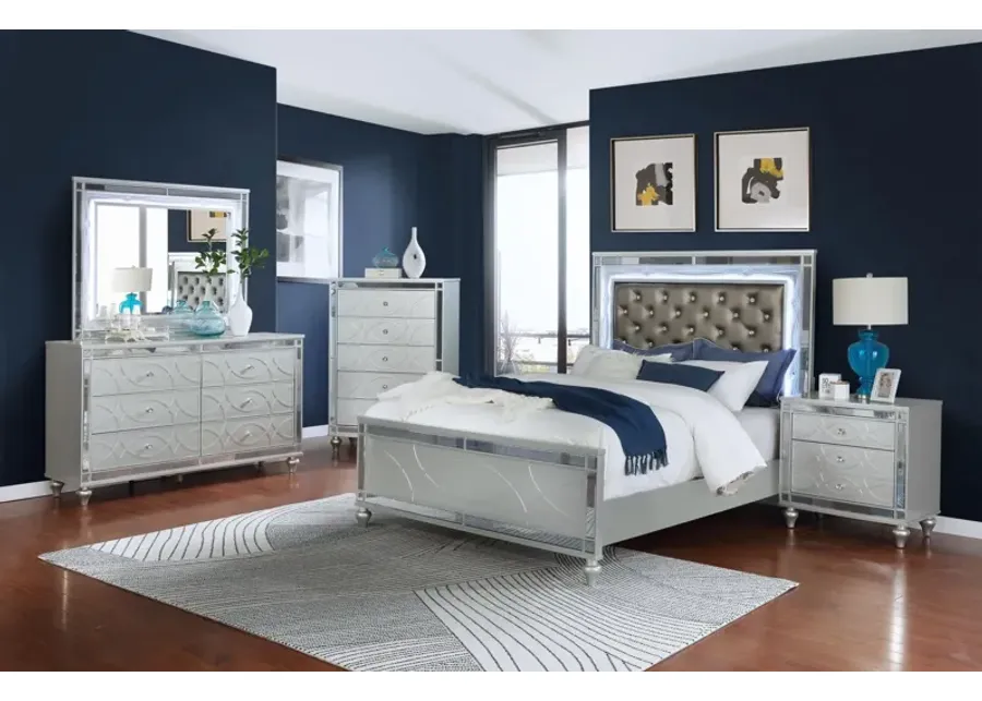Coaster Gunnison 6-Drawer Dresser Silver Metallic-62