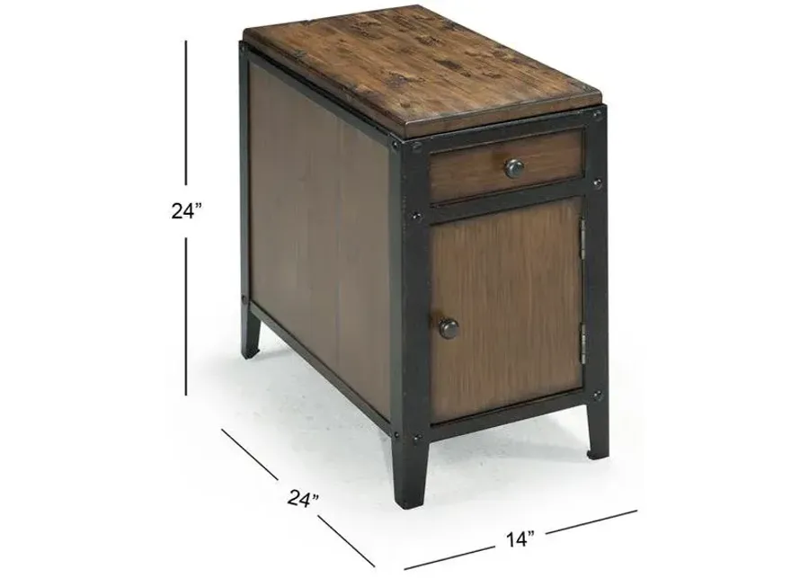 Magnussen Wood Chairside Door End Table Pinebrook-14
