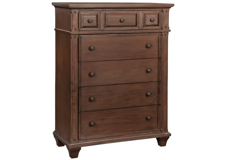 American Woodcrafters Sedona Cinnamon Cherry Chest-40