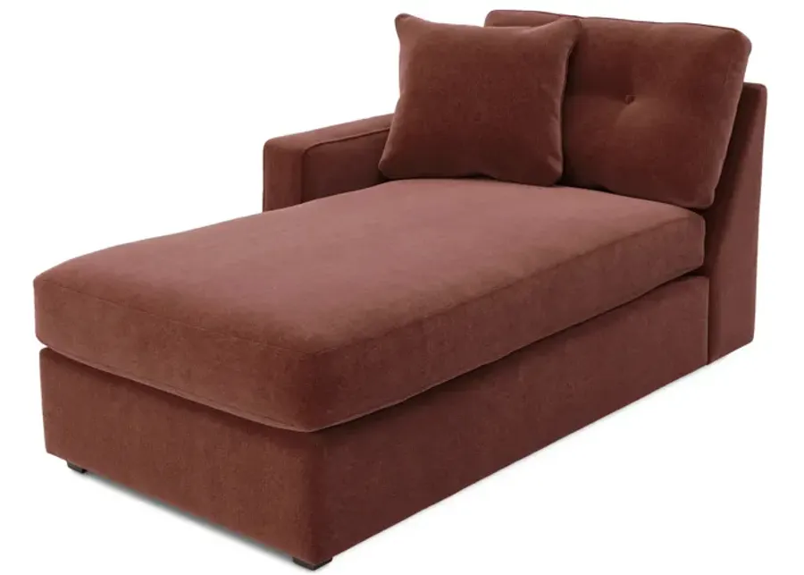 ModularOne Left Arm Chaise - Merlot