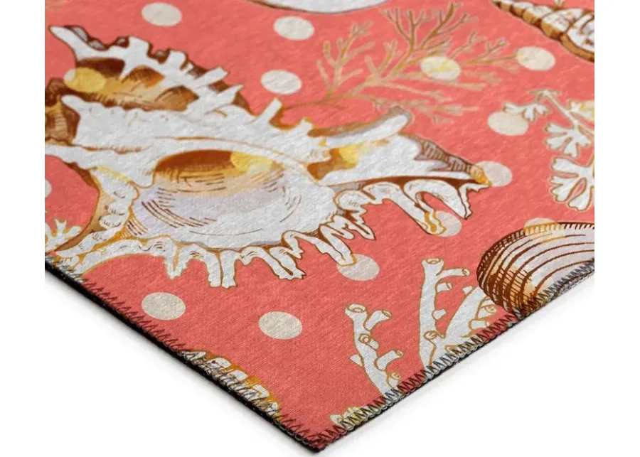 Dalyn Coral Charm Seashell Rendezvous On Blush 5'X8' Area Rug-90