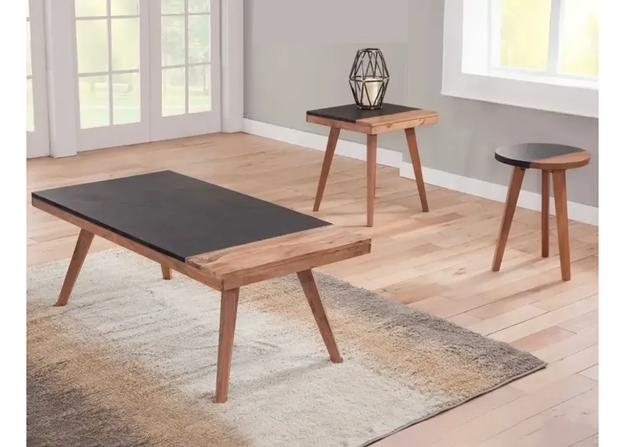 Steve Silver Caspian Cocktail Table In Natural Matte-51.25