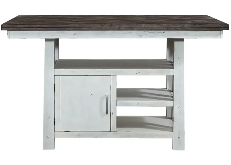 Liberty Furniture Farmhouse Two-Tone White Gathering Table-36
