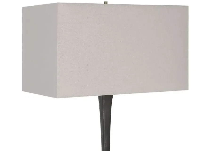 Uttermost Reydan Black/Off-White Table Lamp-17